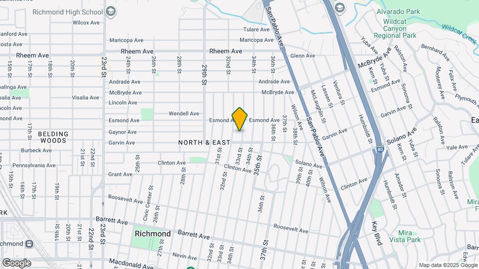 827 S 33rd St Map and Location Details