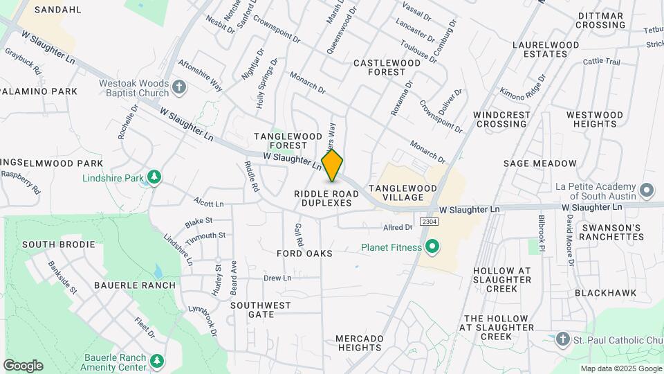 2418 Allred Dr Map and Location Details