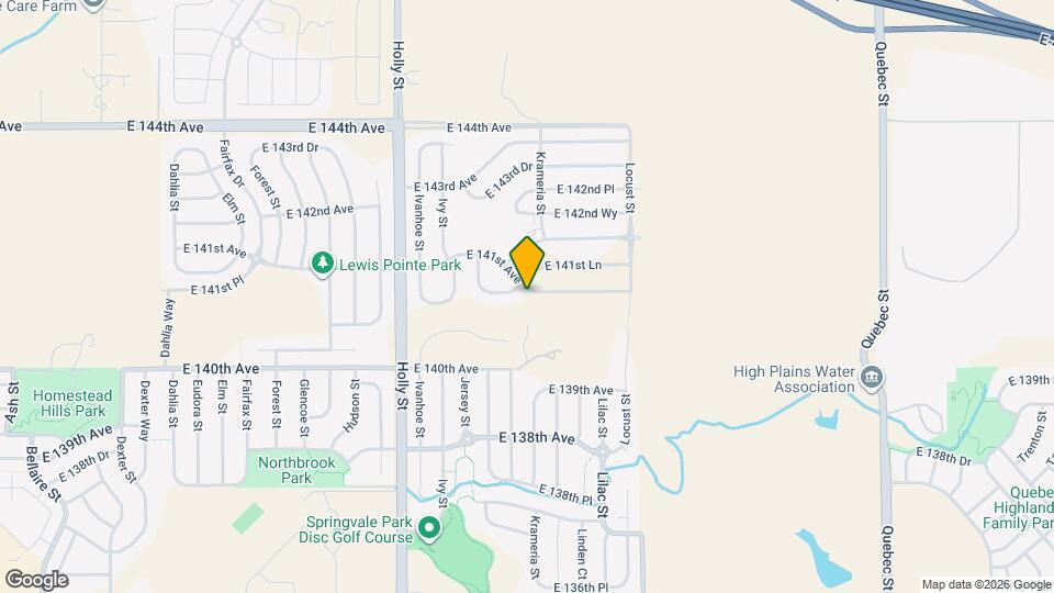 6234 E 141st Ave Map and Location Details