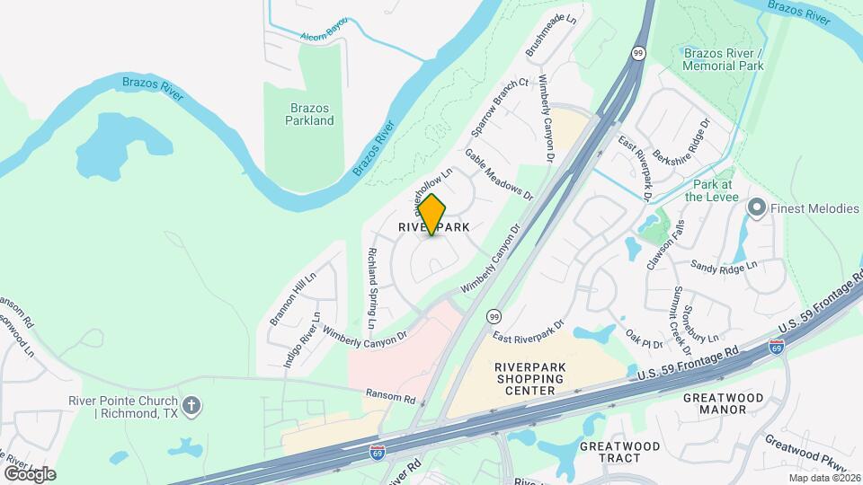 2823 Park Springs Ln Map and Location Details