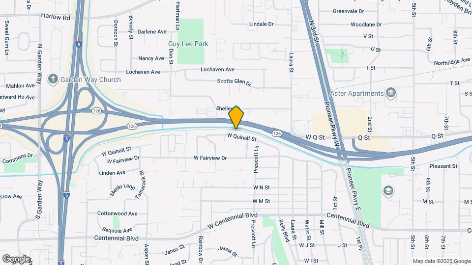 646 W Quinalt St Map and Location Details