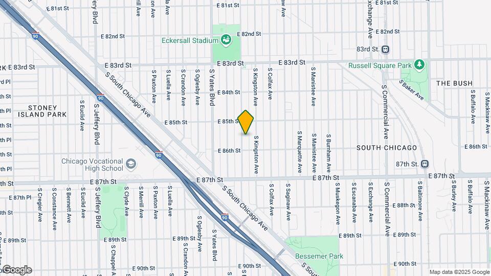 8537 S Essex Ave Map and Location Details