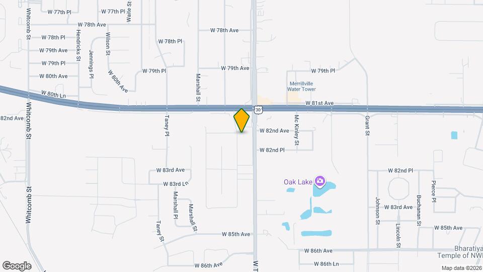 8203 Rutledge St Map and Location Details