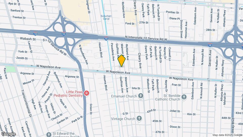2117 Giuffrias Ave Map and Location Details