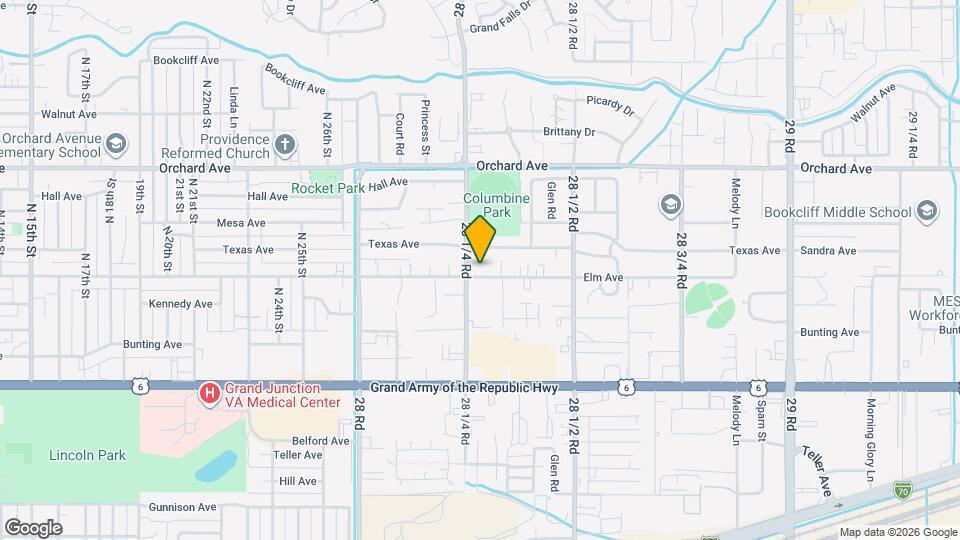 2828 Elm Ave Map and Location Details