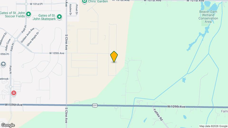 10588 Morse Pl Map and Location Details