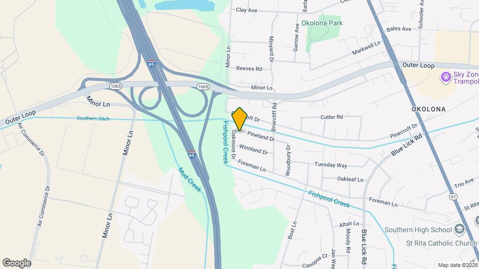 3402 Pineland Dr Mapa y Detalles de la Ubicación