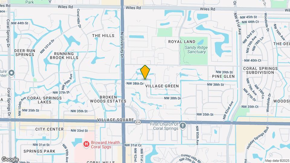 9015 NW 38th Dr Mapa y Detalles de la Ubicación
