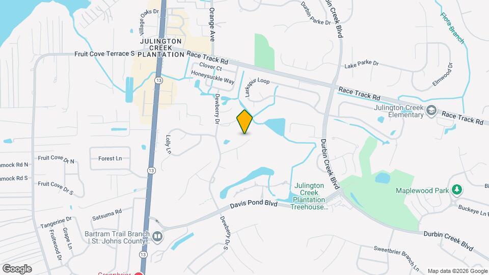 424 Oak Pond Dr Map and Location Details