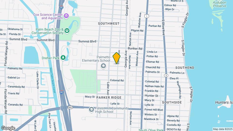 5815 Garden Ave Map and Location Details