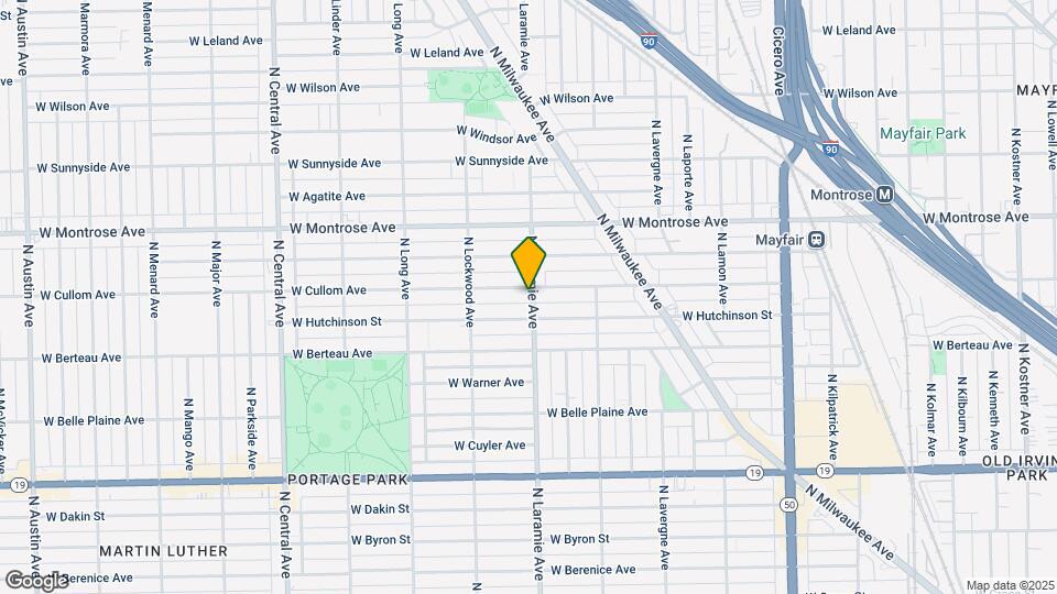 5201 W Cullom Ave-Unit -1 Mapa y Detalles de la Ubicación