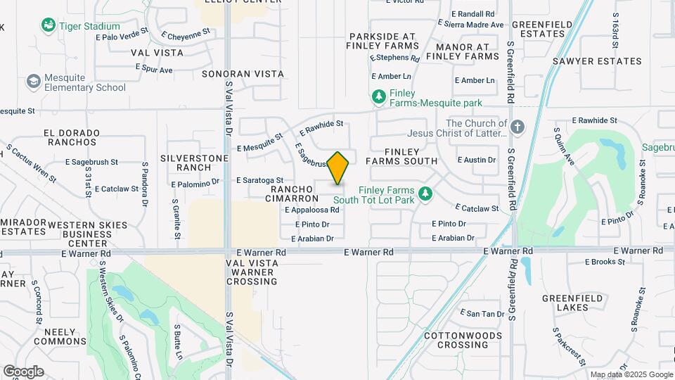 1914 E Palomino Dr Mapa y Detalles de la Ubicación