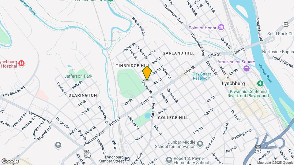 308 Monroe St Mapa y Detalles de la Ubicación