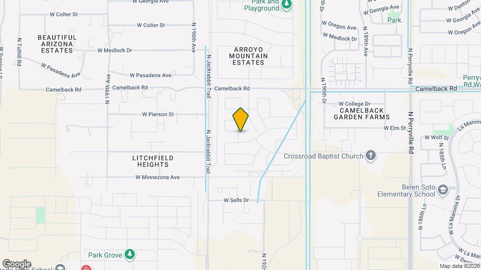 19357 W Highland Ave Map and Location Details