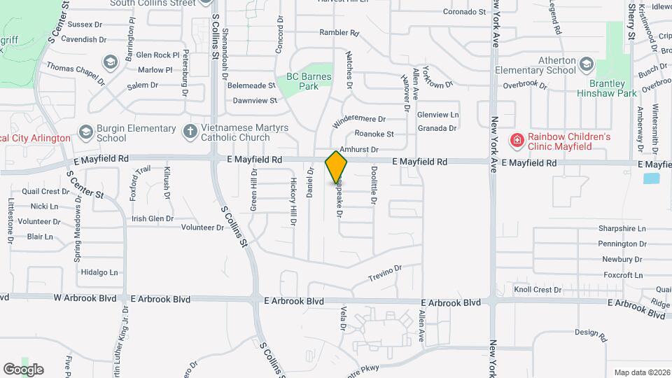 3414 Chesapeake Dr Map and Location Details