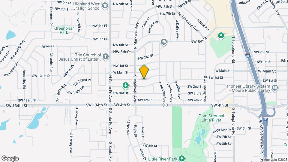 932 SW 1st St Map and Location Details