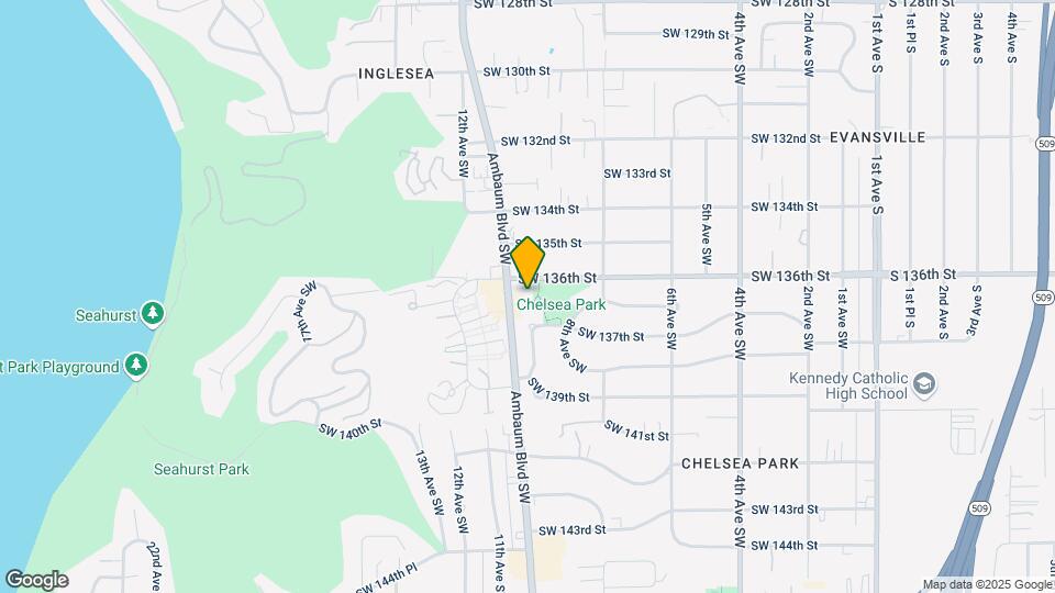 13610 Ambaum Blvd SW Map and Location Details
