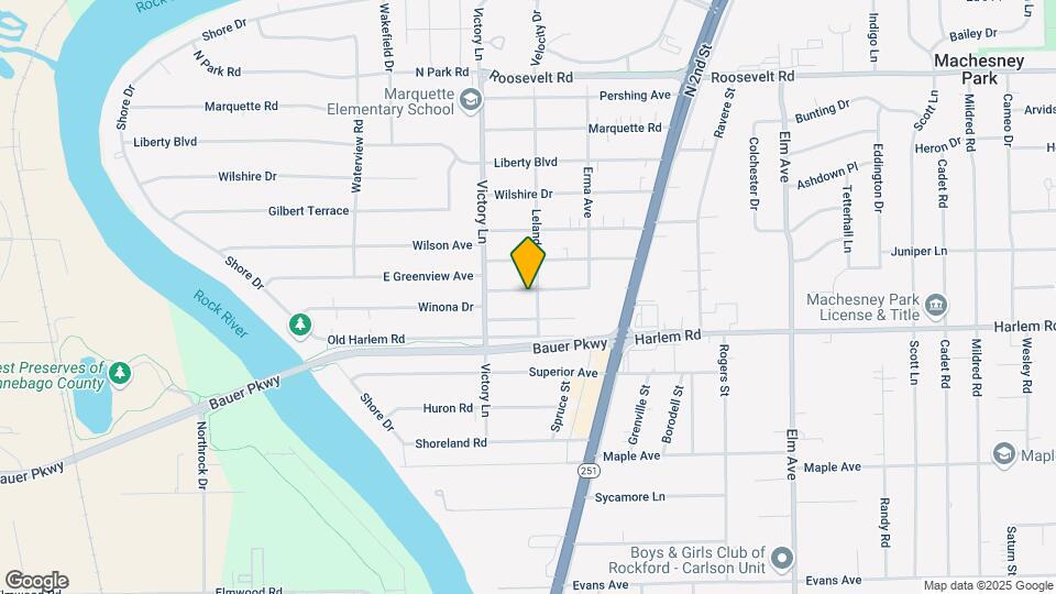 337 E Greenview Ave Mapa y Detalles de la Ubicación