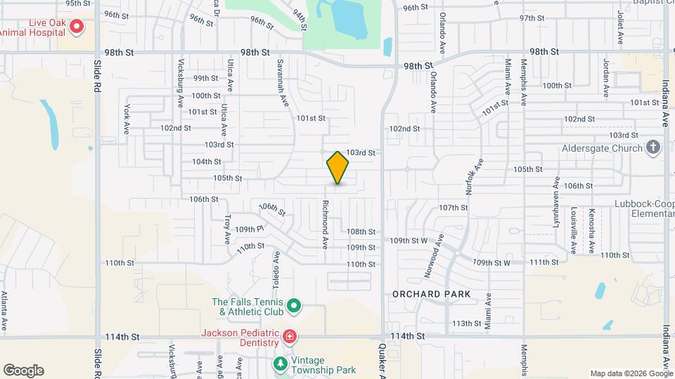 4423 106th St Map and Location Details