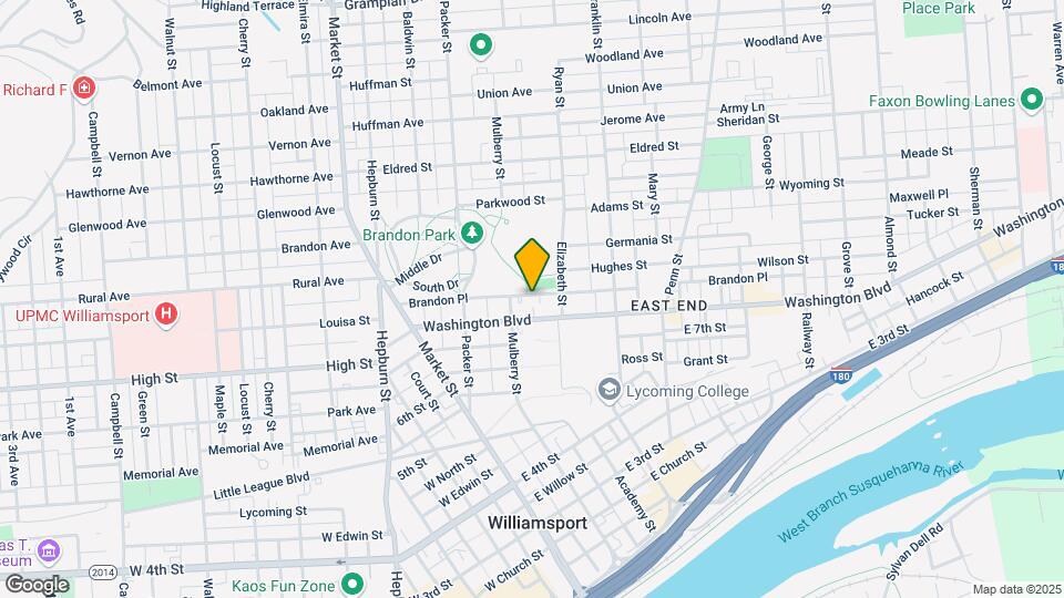 124 Brandon Pl Mapa y Detalles de la Ubicación