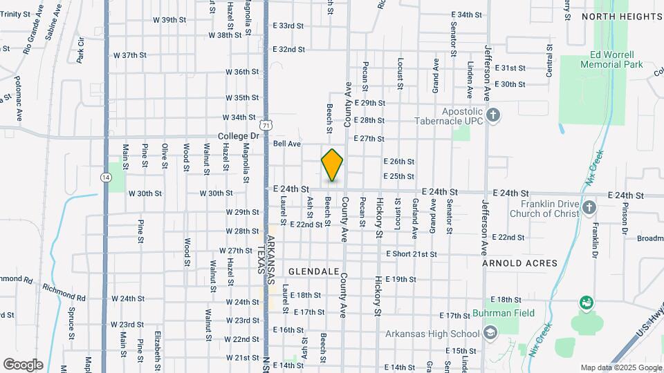 2402 Short Beech St Map and Location Details