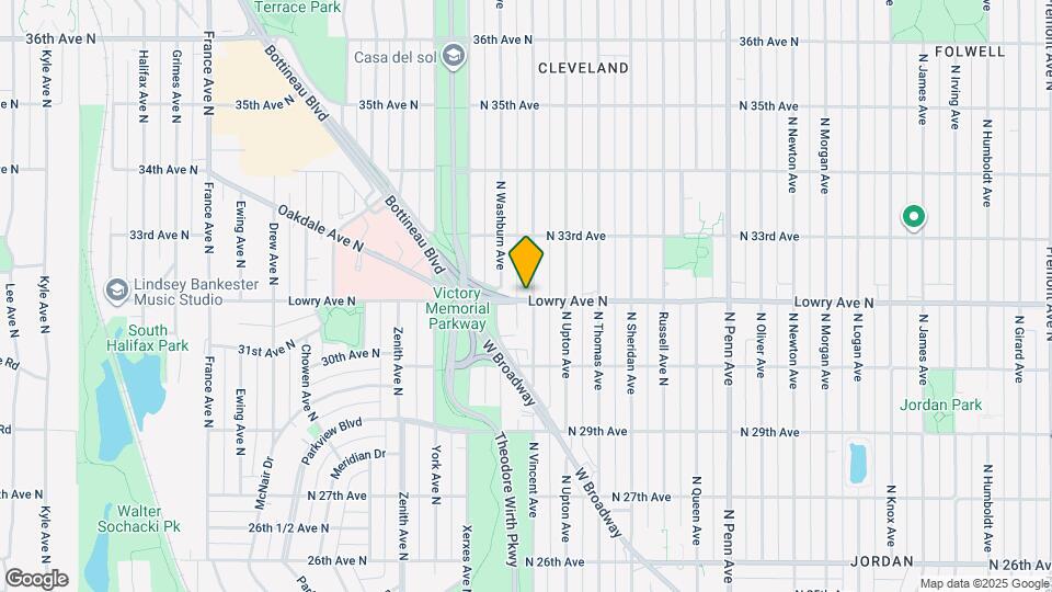 2804 Lowry Ave N Map and Location Details