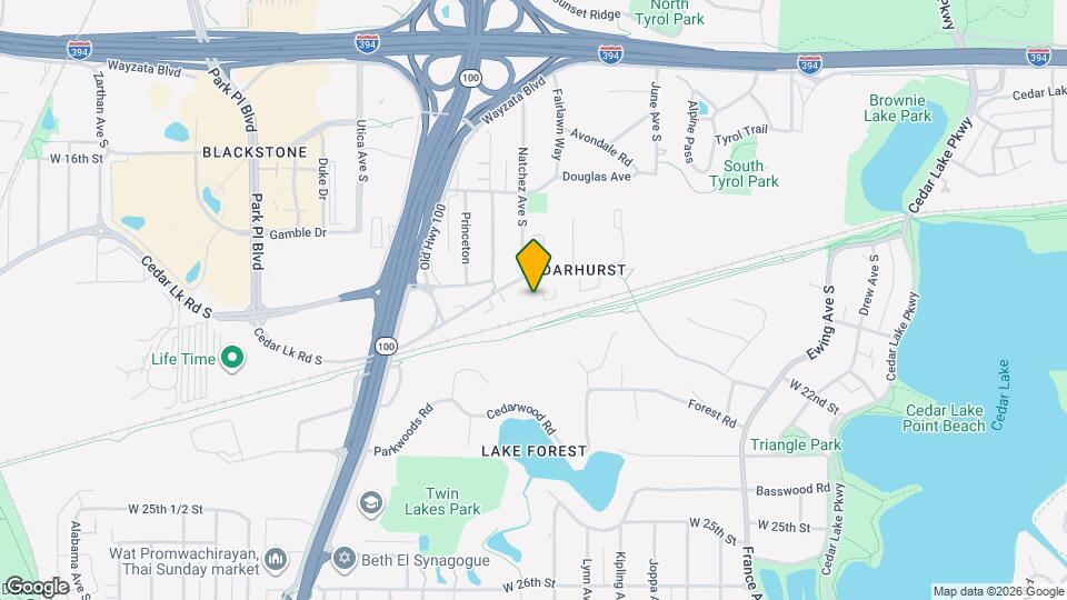 4733 Cedar Lake Rd S Mapa y Detalles de la Ubicación