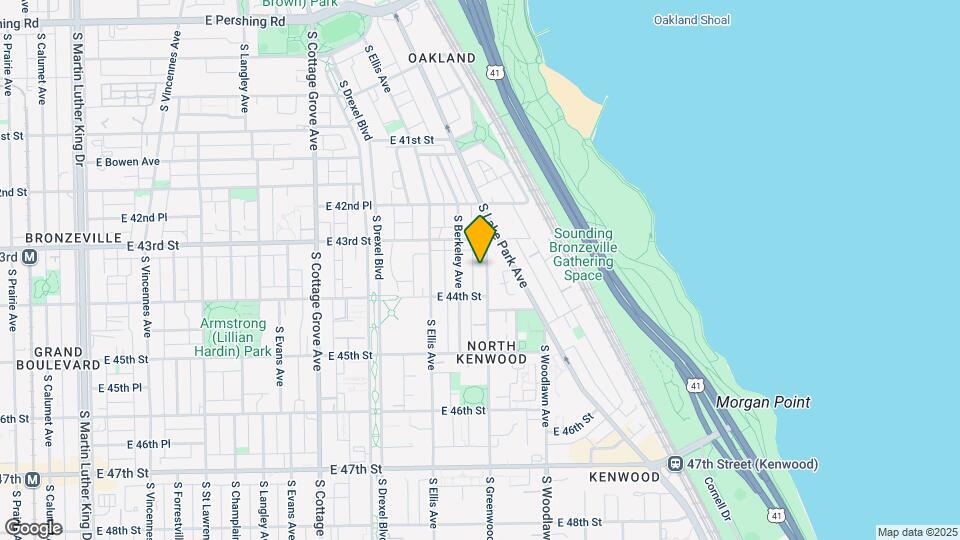 4332 S Greenwood Ave Map and Location Details
