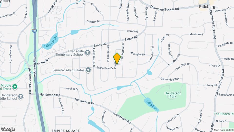 2875 Whitby Dr Mapa y Detalles de la Ubicación