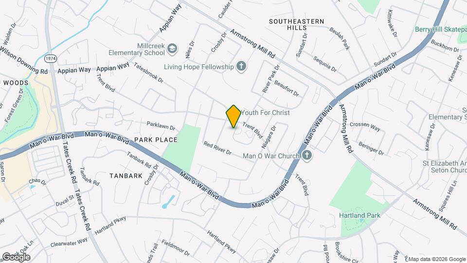 3719 Trent Cir Map and Location Details