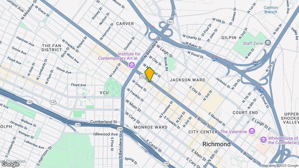 319 W Broad St, Unit 3B Mapa y Detalles de la Ubicación