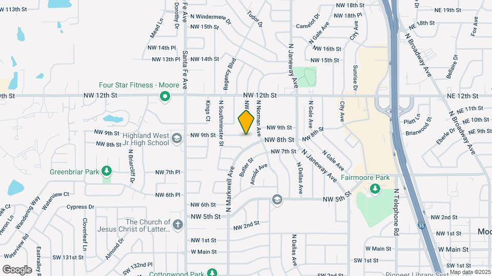 904 NW 9th St Map and Location Details
