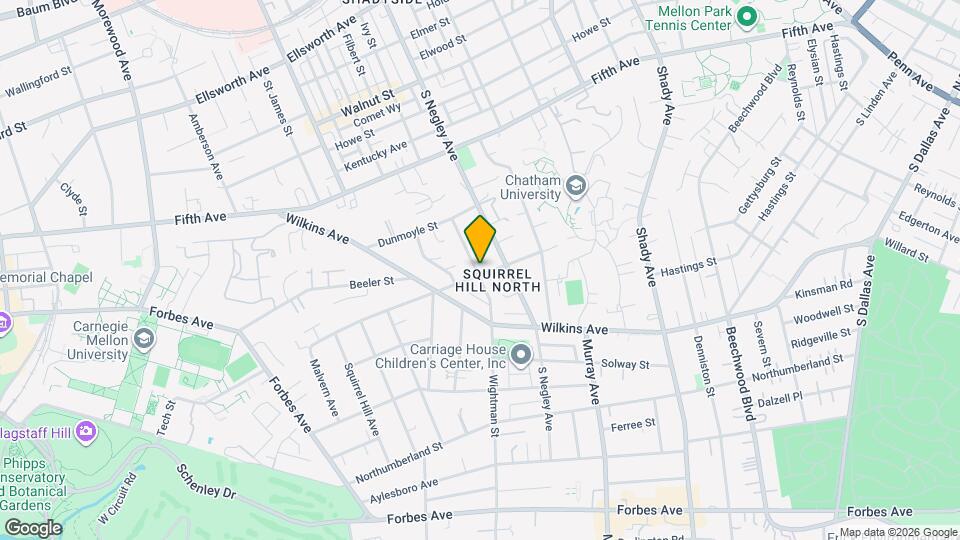 1167 Wightman St Map and Location Details