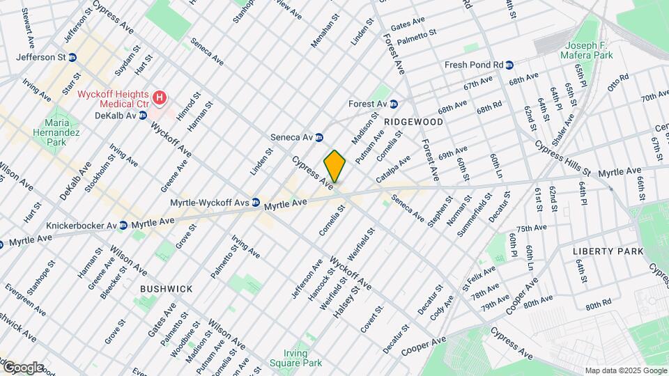 17-01 Putnam Ave Map and Location Details