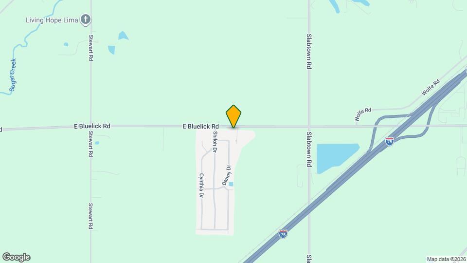 2586 E Bluelick Rd Map and Location Details