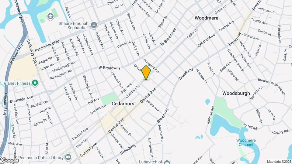 659 Chestnut St Map and Location Details