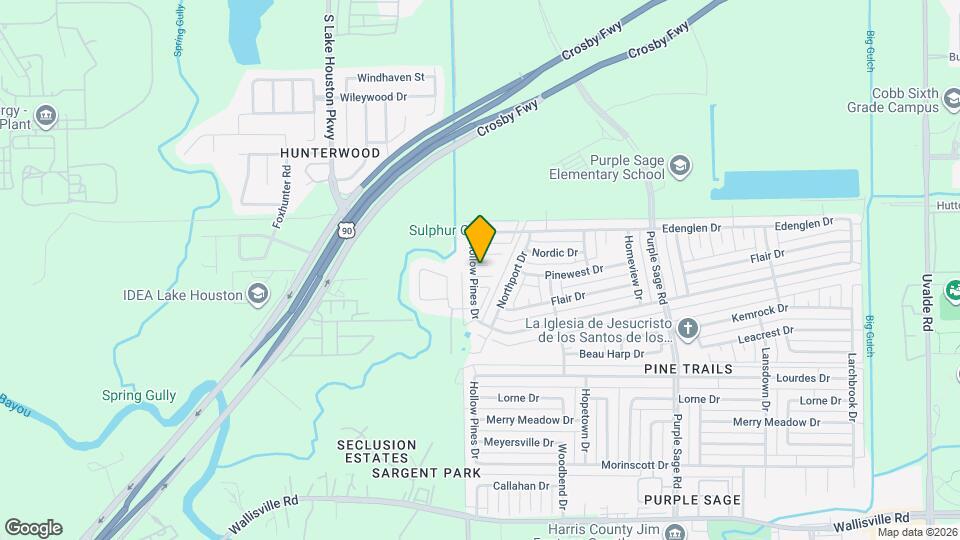 14003 Hollow Pines Ct Map and Location Details