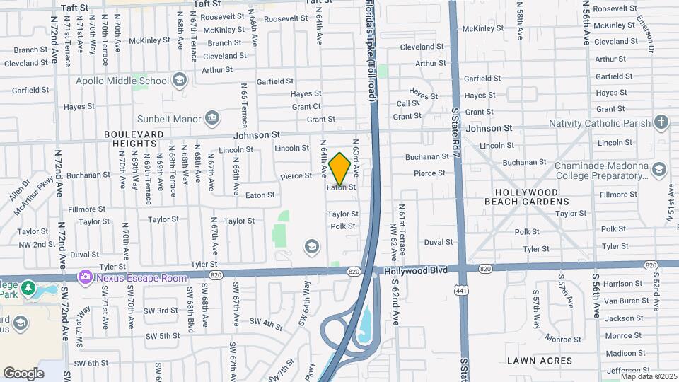 6322-6324 Eaton St Map and Location Details