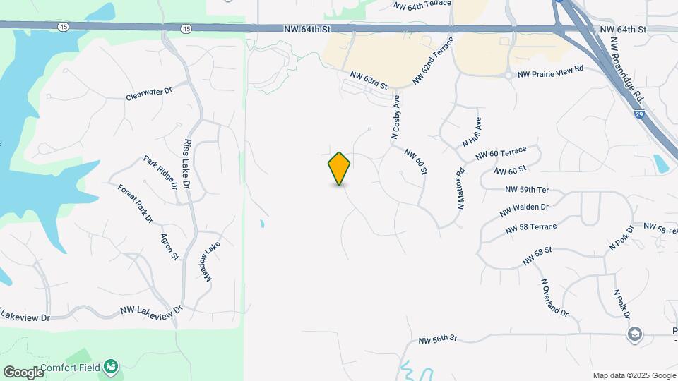 5842 N Lucerne Ave Map and Location Details