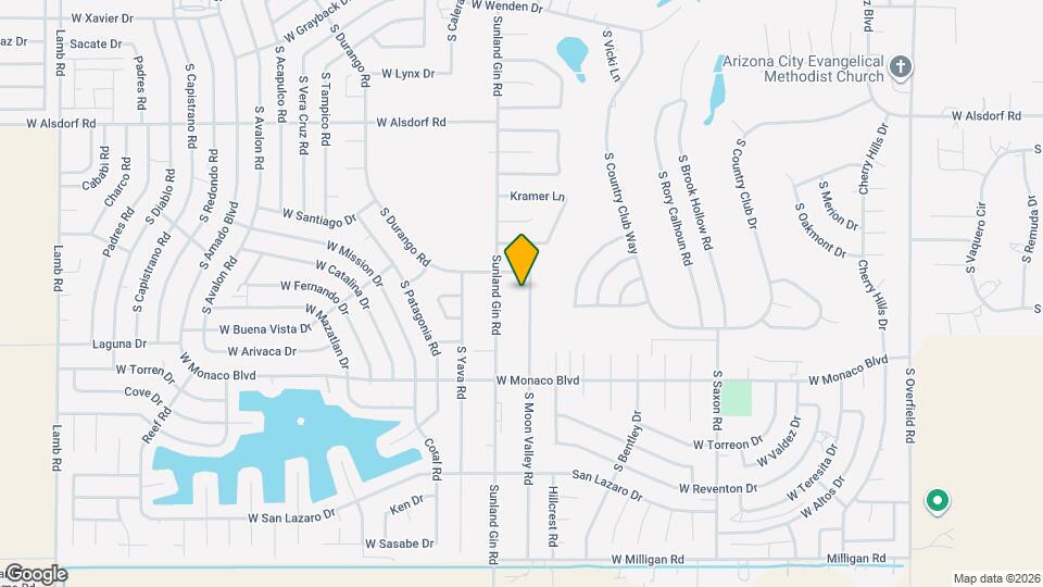 15108 S Moon Valley Rd Mapa y Detalles de la Ubicación