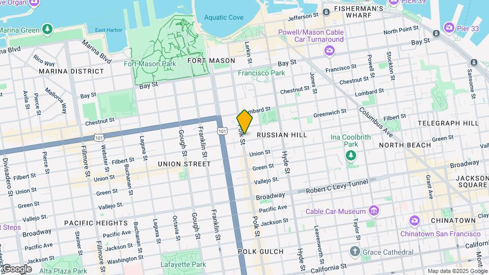 2512-2520 Polk St Mapa y Detalles de la Ubicación