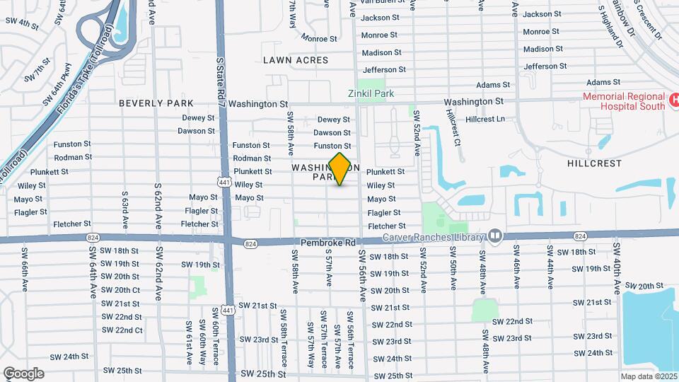 5624 Wiley St Map and Location Details
