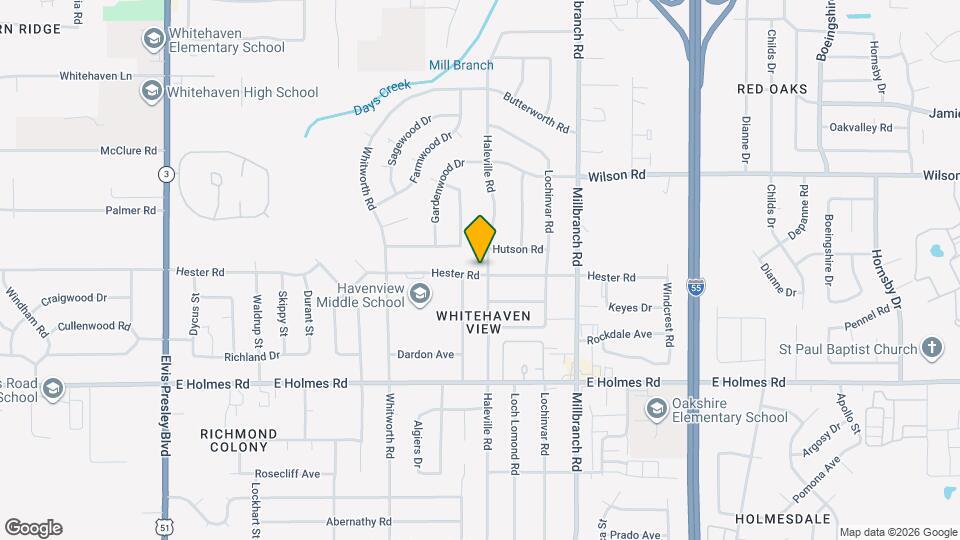 1560 Hester Rd Map and Location Details