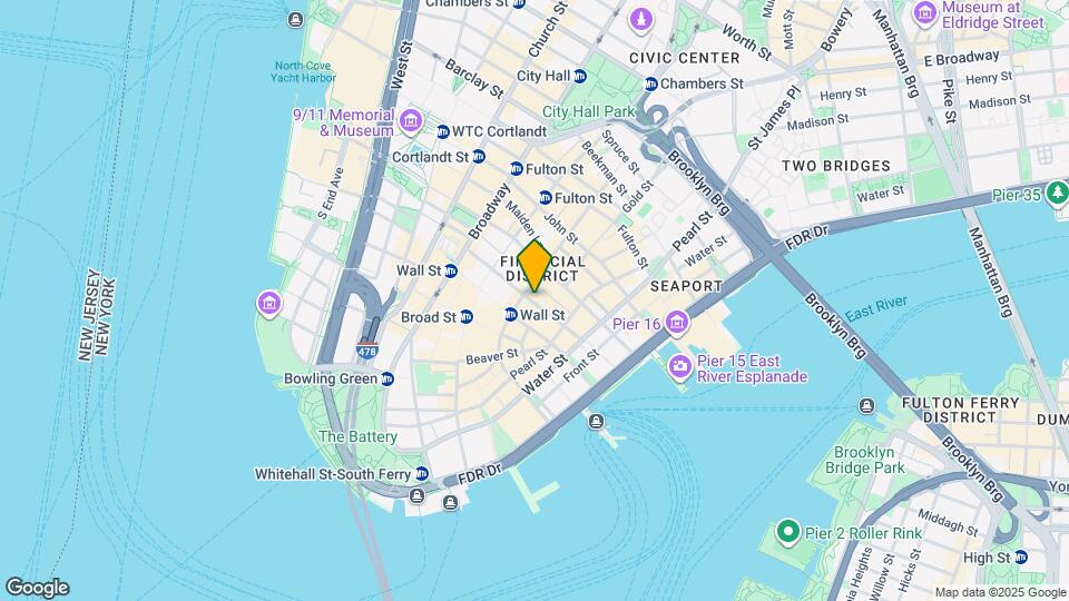 50 Pine St, Unit 11N Mapa y Detalles de la Ubicación