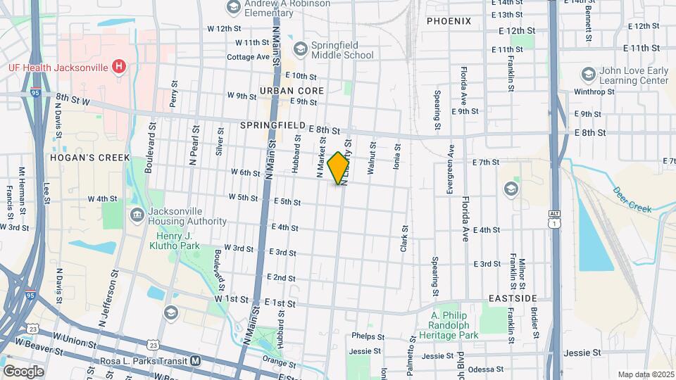 1536 N Liberty St Map and Location Details