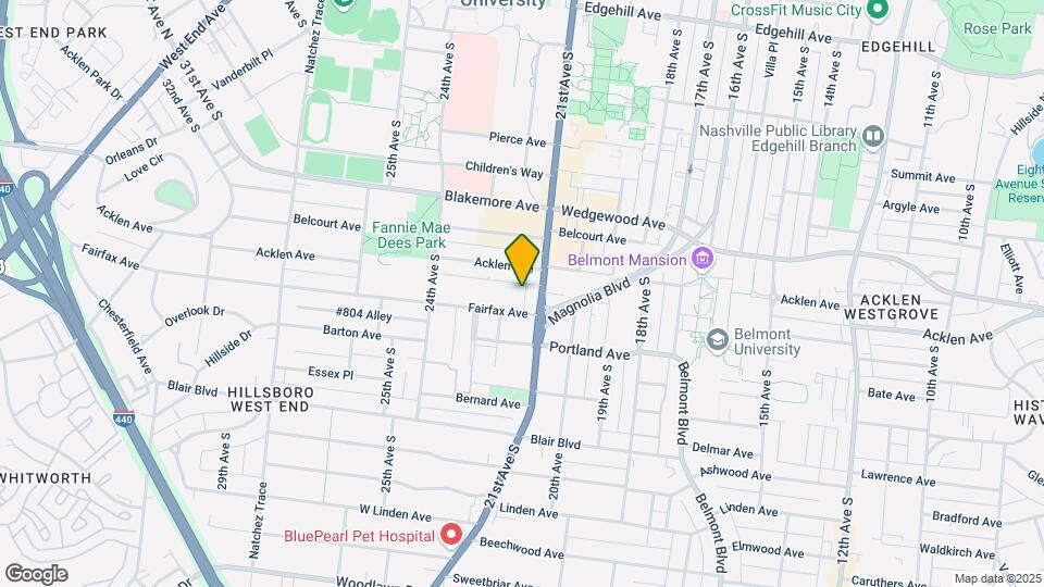 Hamilton Fairfax Mapa y Detalles de la Ubicación