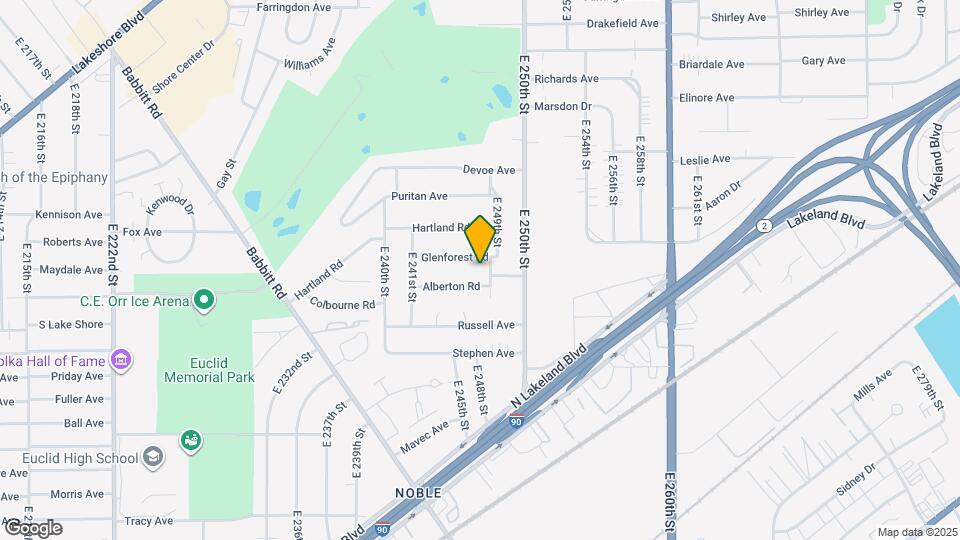 804 E 249th St Mapa y Detalles de la Ubicación