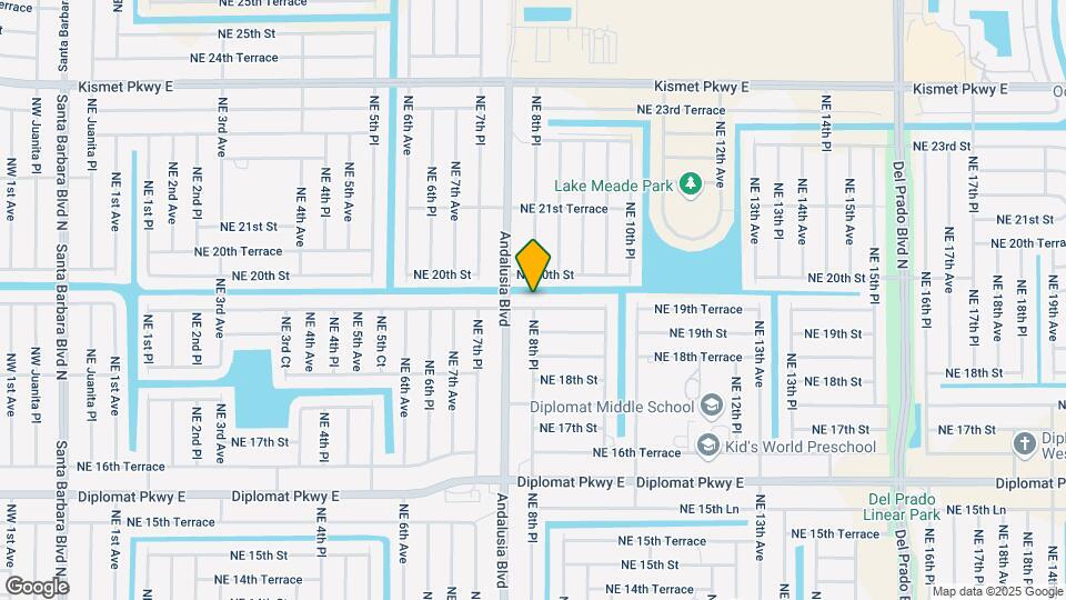 815 NE 19th Terrace Map and Location Details