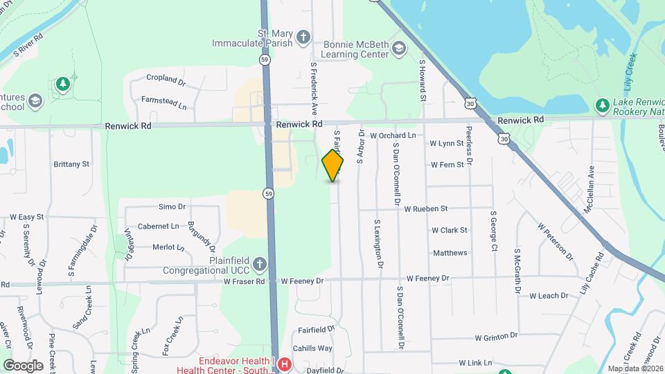 16046 Fairfield Dr Mapa y Detalles de la Ubicación