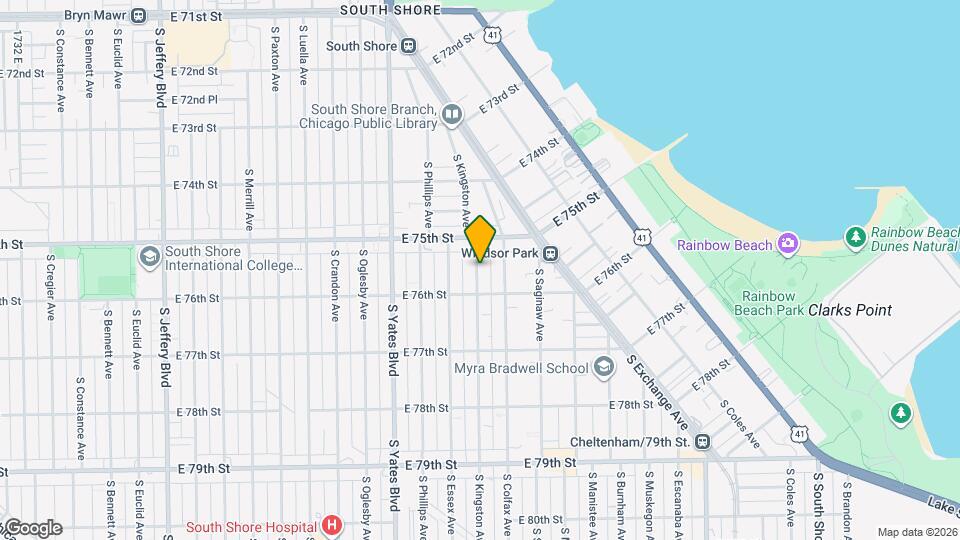 7547 S Kingston-Unit -2 Map and Location Details